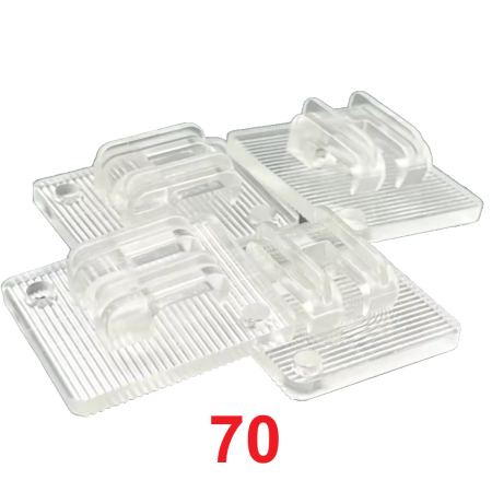 Haczyk zaczep do montażu siatka na balkon dla kota bez wiercenia 70 sztuk